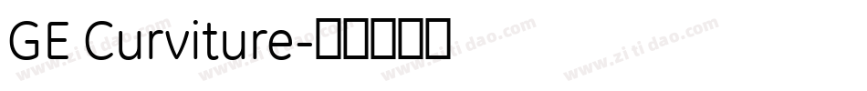 GE Curviture字体转换